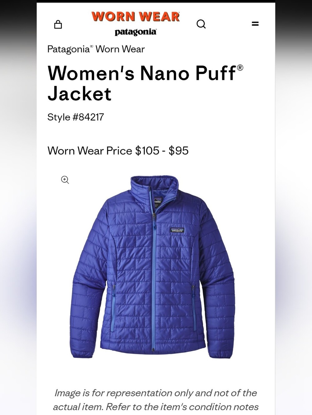 Patagonia Women's Nano Puff Jacket - MEDIUM